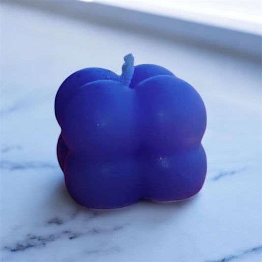 Small Purple Bubble Candle